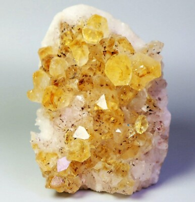 #ad 146g Natural Yellow Citrine Quartz Crystal Cluster Geode Stone Mineral Specimen $27.05