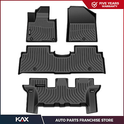 #ad Car Floor Mats Liners For Kia Sorento 2016 2020 SUV TPE Rubber Black Replacement $69.99