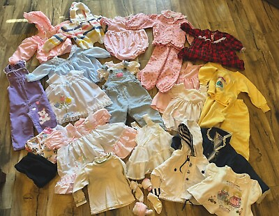 #ad 18 24 months girls clothes lot VTG Oshkosh B’Gosh More Dresses Ruffles Corduroy $69.00