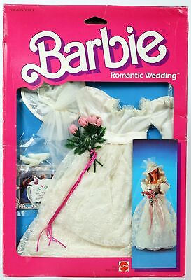 #ad Vintage Barbie Romantic Wedding Fashion Ivory #3102 New NRFP 1986 Mattel Inc. $52.70