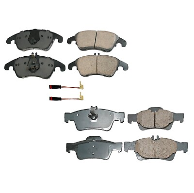 #ad Akebono Euro Front Rear Ceramic Brake Pad Kit For Mercedes W218 CLS W212 E Class $151.95