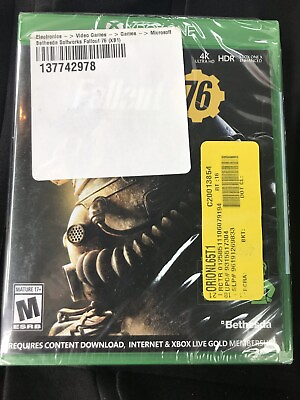 #ad Fallout 76 Microsoft Xbox One Brand New Factory Sealed $7.85