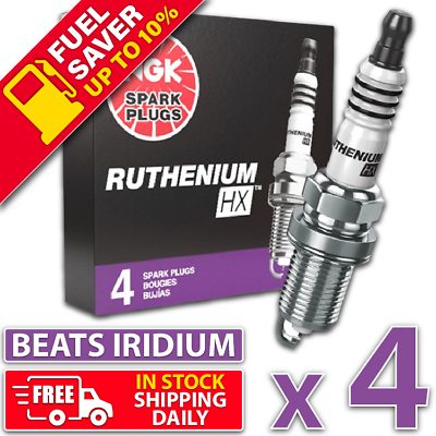 #ad 4 x NGK Ruthenium HX for C12NZ C14NZ 1.2L 1.4L I4 City Joy Iridium AU $117.00