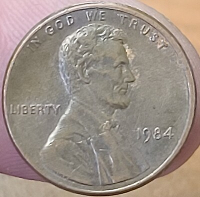 #ad 1984 Lincoln Head Memorial Penny Reverse Lower Die Crack Error No Mint $7.10