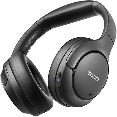 #ad TOZO HT2 Wireless Over Ear Bluetooth Headphones ANC Noise Cancelling Hi Res $49.99