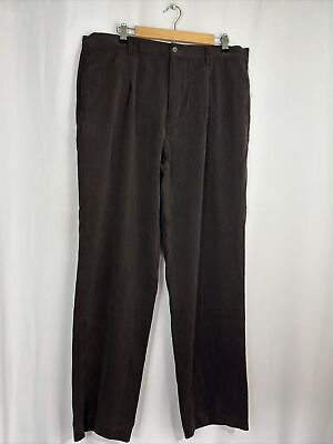 #ad Tommy Bahama Mens 38x34 Brown Pants Straight Silk And Wool Blend $59.99