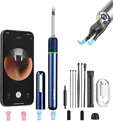 #ad BEBIRD Note 5 Ear Wax Removal with Tweezers HD Otoscope amp; LED Light Blue $64.99