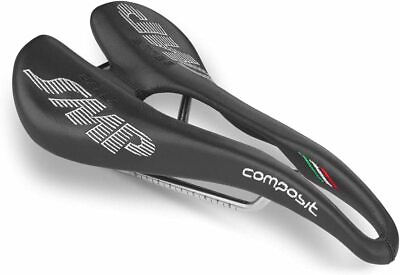 #ad Selle SMP Composit Black One Size Nap Leather Covering No Padding Inox Rails US $276.85