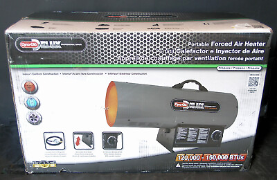 #ad Dyna Glo Delux Air Propane Portable Heater Steel 150000 Btu Forced in Gray $195.00