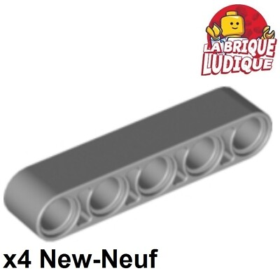 #ad LEGO Technic 4x BAR Liftarm 1x5 Thick Grey Light Bluish Gray 32316 New $2.03