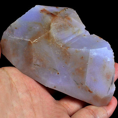 #ad Shola Real 1045 CT 7.4oz Natural Blue Agate Chalcedony Giant From Turkey $124.54