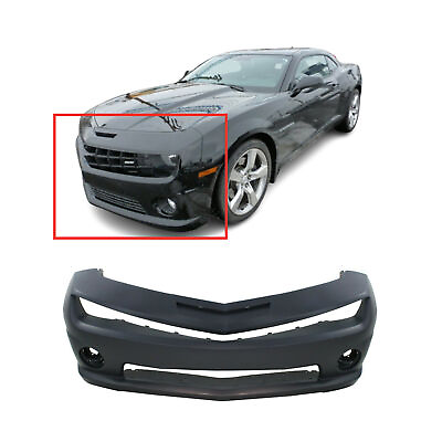 #ad Front Bumper Cover For 2010 2013 Chevy Chevrolet Camaro SS w fog Light holes $201.91