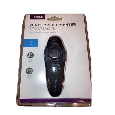 #ad REMOTE PRESENTATION Targus Wireless Presenter With Laser Pointer $29.95