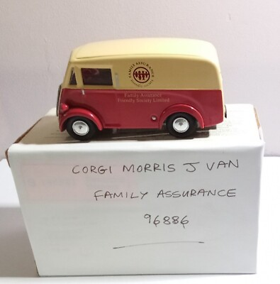 #ad CORGI CLASSIC MODELS 1:43 MORRIS J VAN FAMILY ASSURANCE 96886 WHITE BOXED GBP 6.50