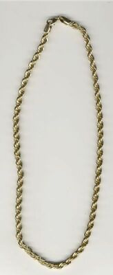 #ad MENS 36quot; 14KT GOLD EP 7MM ROPE BLING BLING CHAIN NECKLACE $17.56
