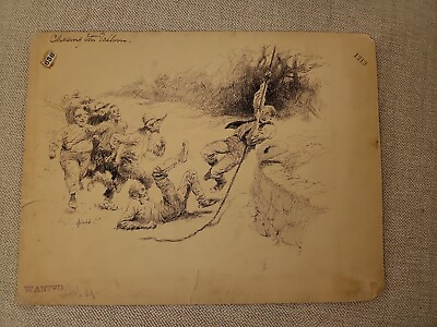 #ad Artist:	 	Edward Windsor Kemble 1861 1933 pen and ink drawing. Signed titled $775.00