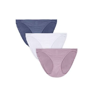 #ad Vanity Fair Radiant Comfort Stretch String Bikini Underwear 3 Pack Medium $24.49
