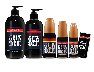 #ad GUN OIL Silicone Based Personal Lubricant Premium Glide Long Lasting Sex Lube $14.20