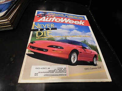 #ad AutoWeek Automobile Magazine December 7 1992 Mazda AZ 1 Electric Ford Ecostar $5.49