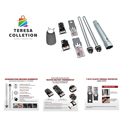 #ad Electric Water Heater Tune Up Kit Includes Two 4500W 240V Water Heater Eleme... $69.99