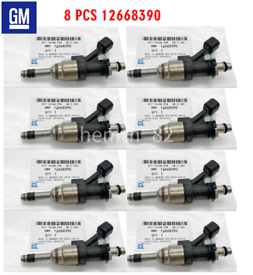 #ad 8PCS Genuine GM Fuel Injectors 12668390 For 14 18 Chevy GMC 1500 5.3L FJ1217 $138.66