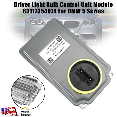 #ad New For BMW 5 Serie Driver Light Bulb Control Unit Module 63 11 7 354 974 $136.99