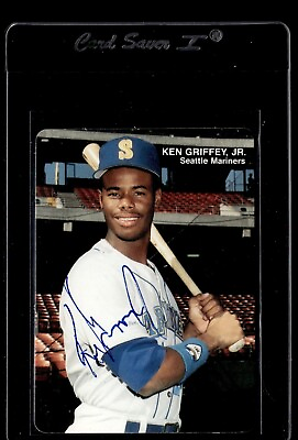 #ad 1989 Mother#x27;s Cookies Autograph Ken Griffey Jr. RC Auto Seattle Mariners #3 $139.97