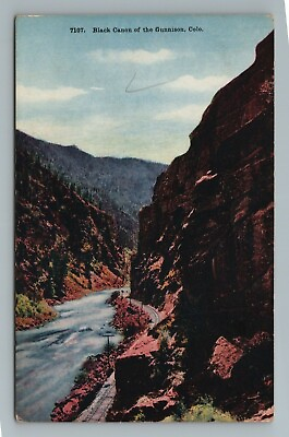 #ad Black Canon of The Gunnison Colorado Postcard $3.62