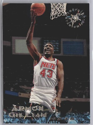 #ad 1995 96 Stadium Club New Jersey Nets Basketball Card #172 Armon Gilliam $2.09