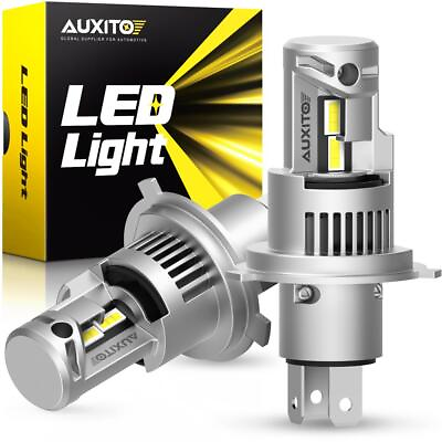 #ad H4 100W 9003 LED Kit Headlight Beam Hi Low Bulb Bright White Canbus 6500K AUXITO $46.99