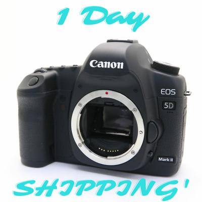 #ad Near Mint Canon EOS 5D Mark II 21.1MP Digital Camera Black Low Shutter $360.99