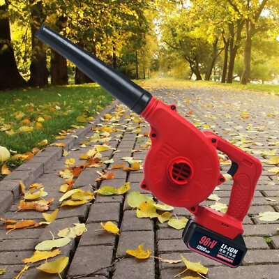 #ad Cordless Blower Handheld Leaf Blower with Battery and Charger Portable 20V NEW $35.92