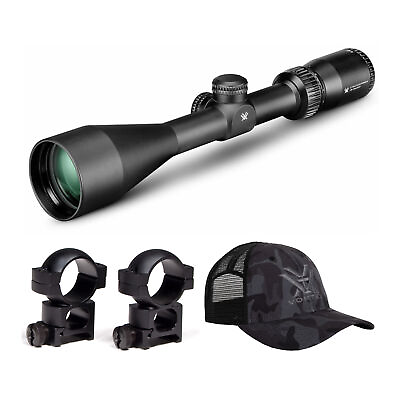#ad Vortex Crossfire II 3 9x50 Straight Wall BDC Riflescope with Rings and Hat $179.99
