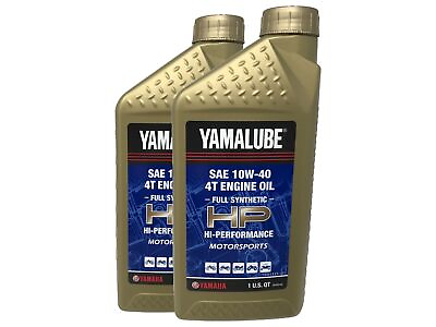 #ad Yamaha Genuine OEM Yamalube Full Synthetic 10W 40 Oil LUB 10W40 FS 12 2 Pack $29.50