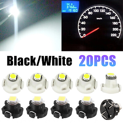 #ad 20x White T4 T4.2 Neo Wedge LED Dash Switch A C Climate Control HVAC Light Bulbs $7.59