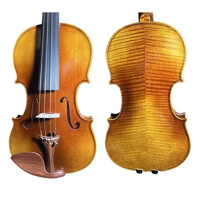 #ad 4 4 handmade violin experienced luthier nice sound good grain violin instrument $330.00