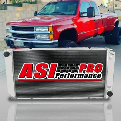 #ad For Chevy GMC C1500 C2500 C3500 Diesel 6.5L AT 94 2000 96 4Row Aluminum Radiator $259.00