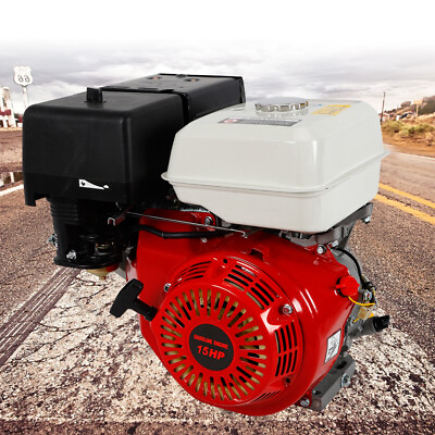 #ad Engine OHV Horizontal Gas Engine Recoil Start Go Kart Motor 15HP 4Stroke 420CC $275.00