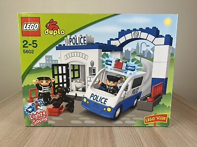 #ad LEGO Ville Duplo 5602 Police Station w Lights amp; Sound RARE Imported From Europe $129.95