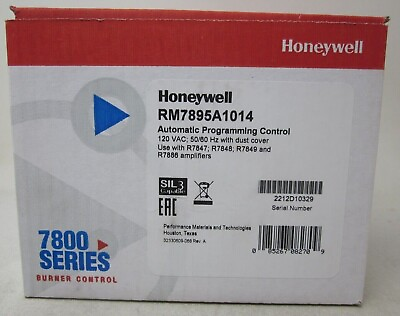#ad New Honeywell RM7895A1014 Burner Control Honeywell RM7895A 1014 $899.00