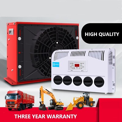 #ad Automobile Air Conditioning 12V 24V Electric Truck Air Conditioner for vehicle E $479.70