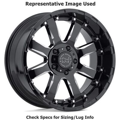 #ad Black Rhino Wheels 2090SRA126135B87 Sierra 20quot;x9quot; Wheel Gloss Black NEW $357.66