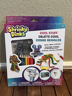 #ad Shrinky Dinks Cool Stuff Activity Set Kids Art Craft Color Bake Shrink $9.99