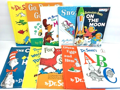 #ad #ad 10 Dr Seuss book lot of Hardcover Books collection kids New and Vintage GOOD $18.75