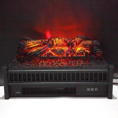 #ad 23quot; Home Electric Fireplace Heater Stove Log Set Remote Control Indoor FAST SHIP $73.99