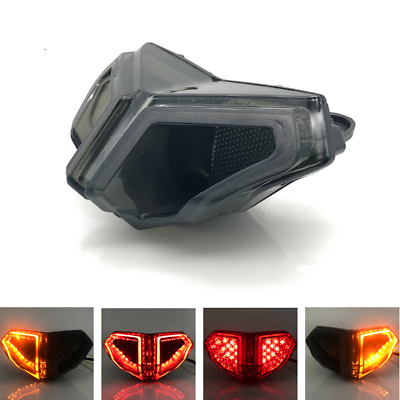 #ad Integrated LED Rear Tail Light Brake Turn Signals For Ducati 848 1098 1198 $43.25