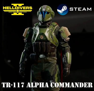 #ad ⚡️ HELLDIVERS 2 TR 117 Alpha Commander Twitch Drops on SteamPC Region Free ⚡ $3.98
