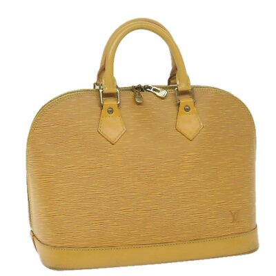 #ad LOUIS VUITTON Epi Alma Hand Bag Tassili Yellow M52149 LV Auth 61857 $220.00