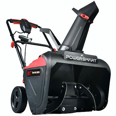 #ad PowerSmart 21 Inch Electric Snow Blower Single Stage with LED Light $229.98