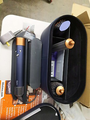 #ad Dyson Airwrap Styler Complete Prussian Blue Rich Copper Edition Long GOOD $369.99